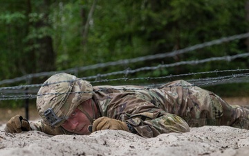 USAREUR-AF Best Squad Competition 2026 - Day Two: Iron Traverse Rugged Terrain Trail, Stress Shoot and Obstacle Course