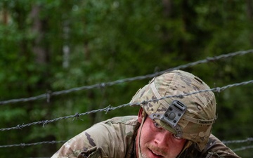 USAREUR-AF Best Squad Competition 2026 - Day Two: Iron Traverse Rugged Terrain Trail, Stress Shoot and Obstacle Course