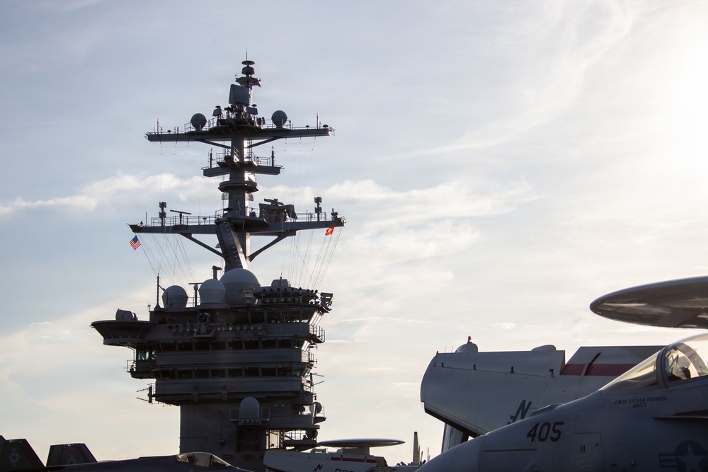 George Washington Arrives in Da Nang, Vietnam