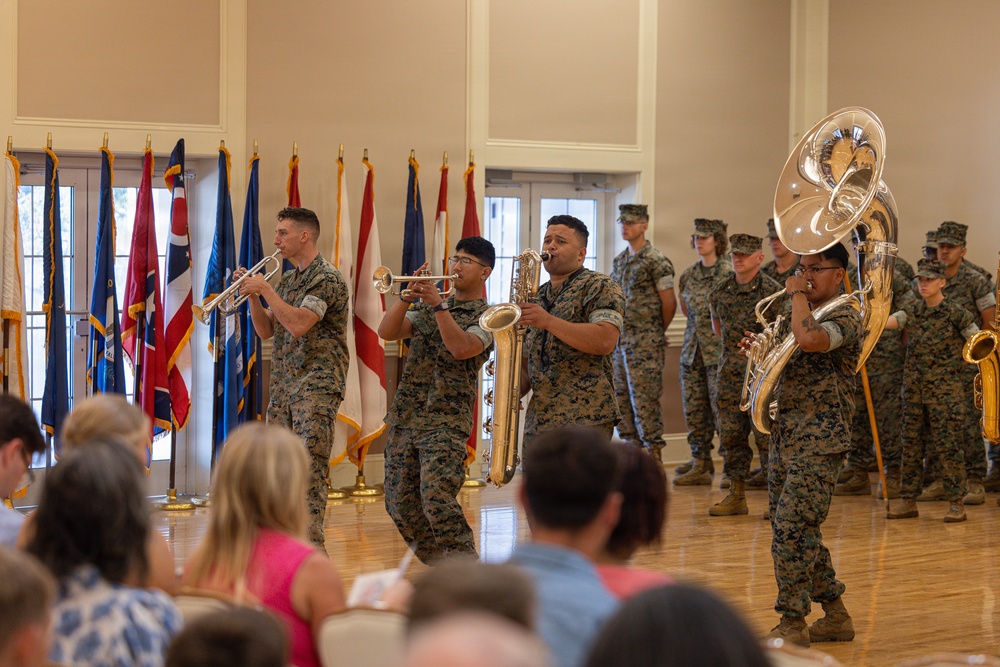 Headquarters Battalion, 2nd Marine Division Change of Command Ceremony