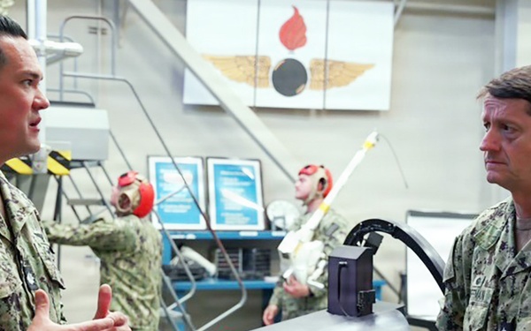 NETC commander visits CNATT Unit Lemoore
