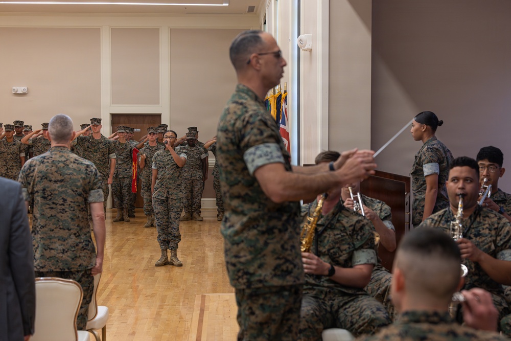 Headquarters Battalion, 2nd Marine Division Change of Command Ceremony
