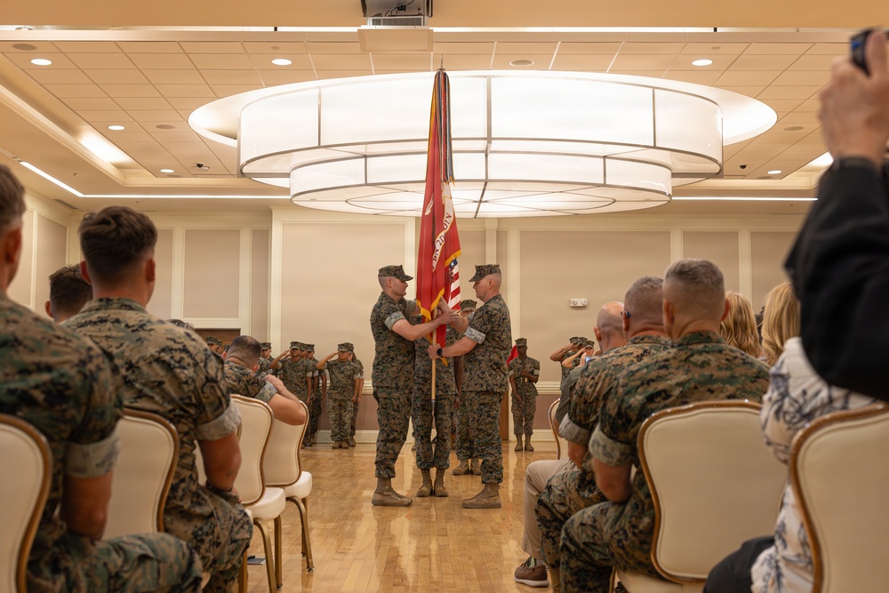 Headquarters Battalion, 2nd Marine Division Change of Command Ceremony