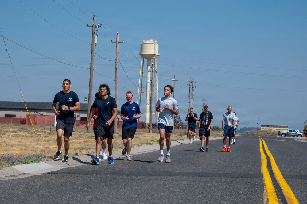 Air Force Delayed Entry Program recruits participate in SERE immersive tour