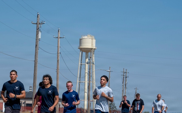 Air Force Delayed Entry Program recruits participate in SERE immersive tour