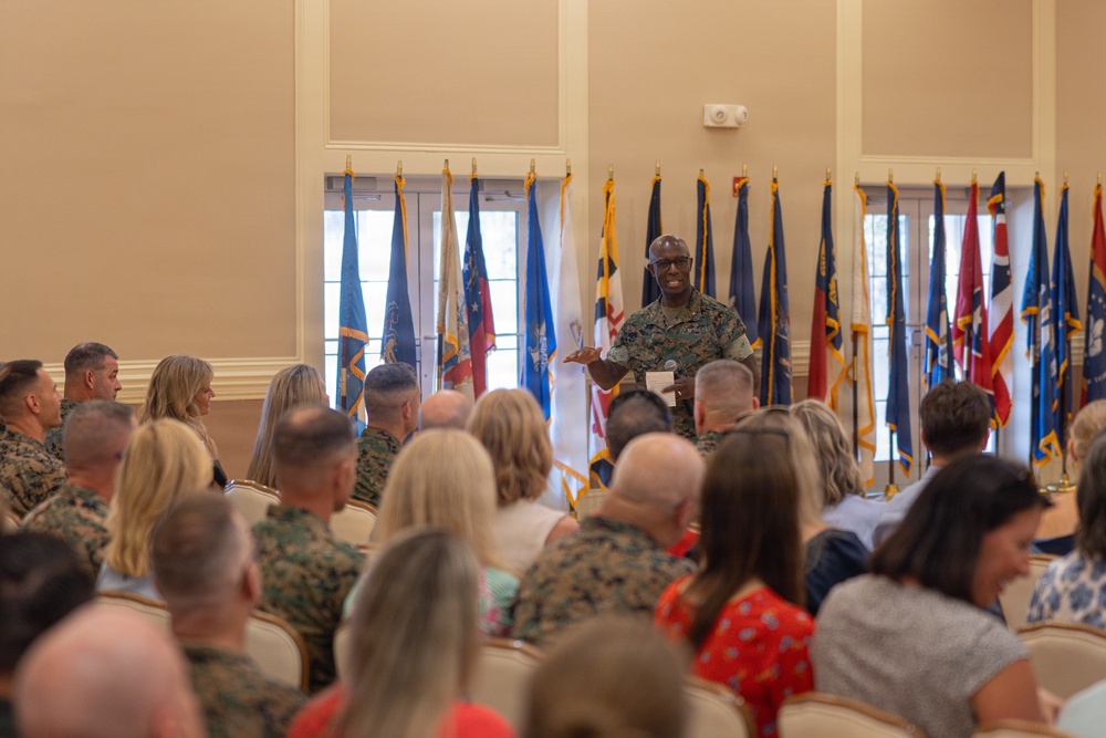 Headquarters Battalion, 2nd Marine Division Change of Command Ceremony