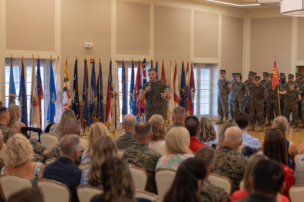 Headquarters Battalion, 2nd Marine Division Change of Command Ceremony