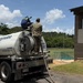 U.S. Army Soldiers Coordinate Water Distribution with Guaynabo City Tanker Truck in Puerto Rico