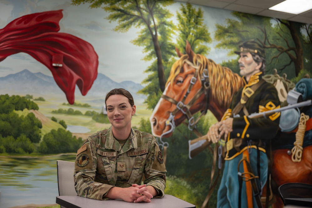 A different kind of intelligence: How one Airman uses art to build resilience