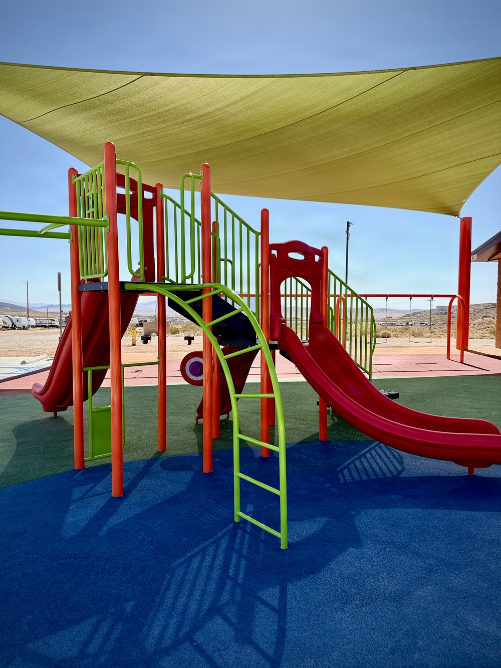 Solar Shade Over Playground