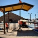 Solar Shades Over Blue Track Community &amp; Training Area - Before