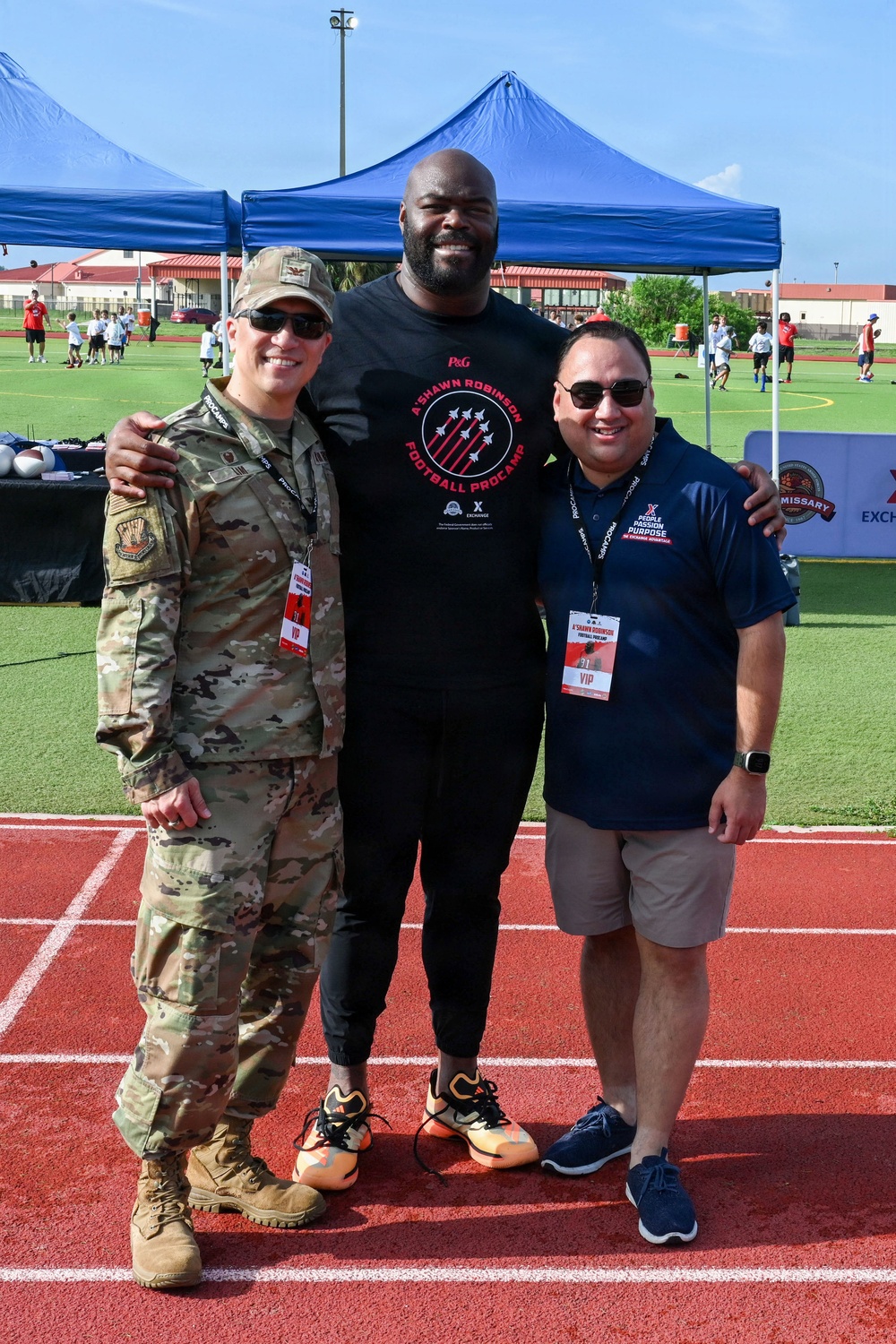 COL LIM GIVES OPENING REMARKS AT NFL FOOTBALL PROCAMP