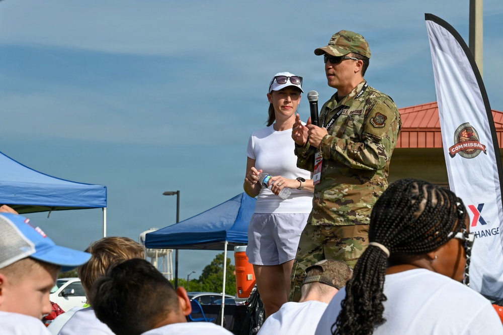 COL LIM GIVES OPENING REMARKS AT NFL FOOTBALL PROCAMP