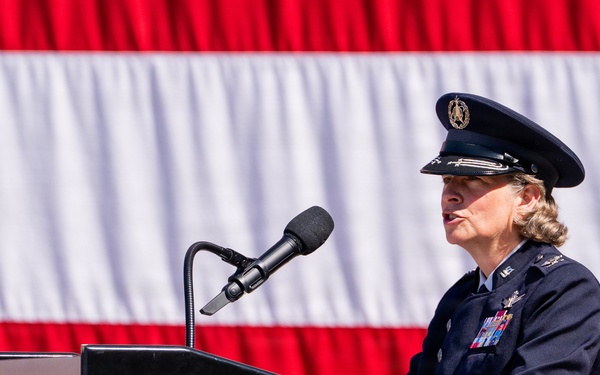 Space Delta 12 Change of Command Ceremony