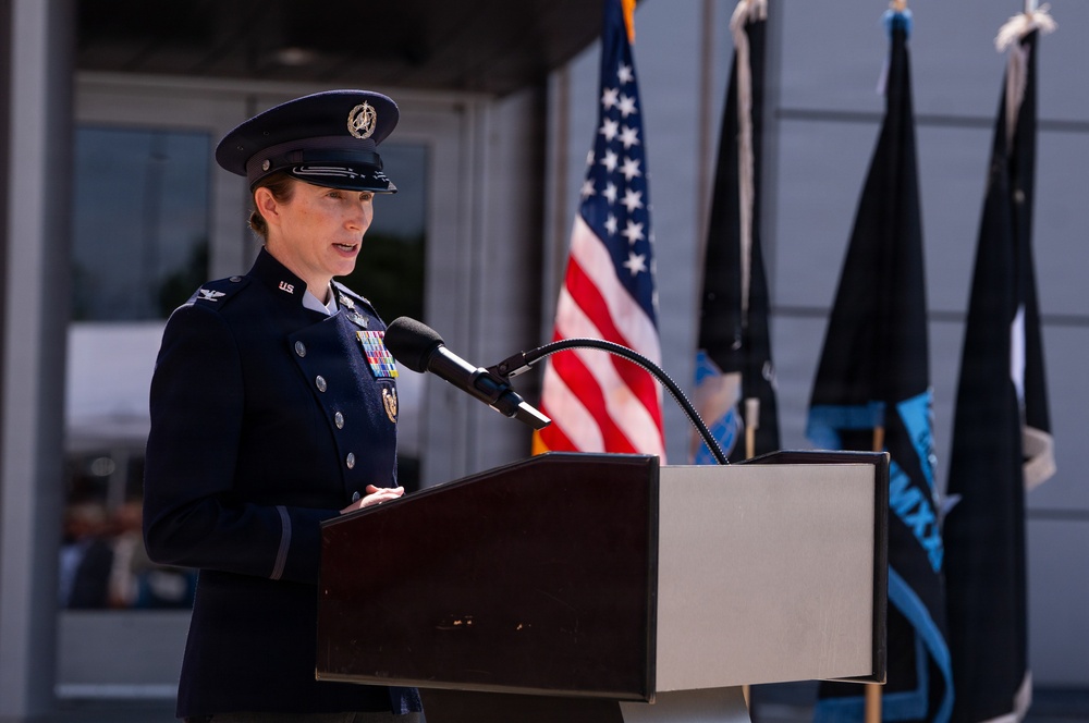 Space Delta 12 Change of Command Ceremony