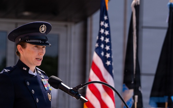 Space Delta 12 Change of Command Ceremony