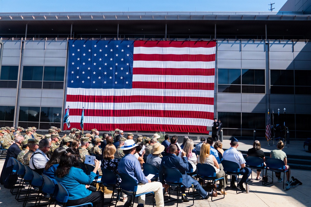 Space Delta 12 Change of Command Ceremony
