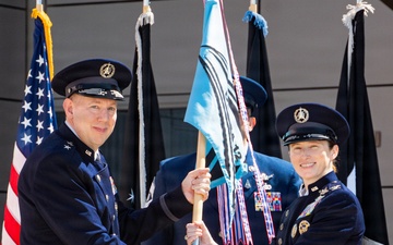 Space Delta 12 holds change of command at Schriever SFB
