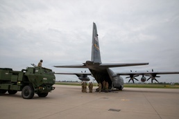 South Dakota RTI, Minnesota Air National Guard strengthen HIMARS deployment readiness through joint airlift training