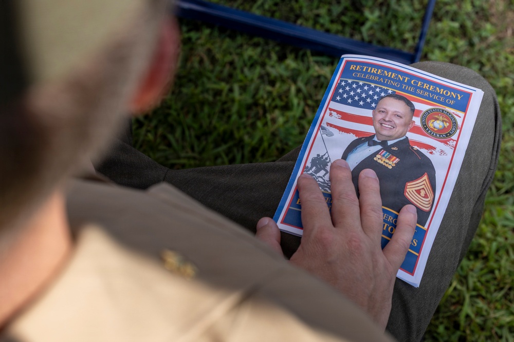 U.S. Marine Corps Master Gunnery Sgt. Bryan Cortestorres Retirement Ceremony