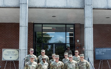 Fort Knox JAG Corps Soldiers, representatives celebrate birthday with Joseph Holt Justice Center ribbon cutting ceremony