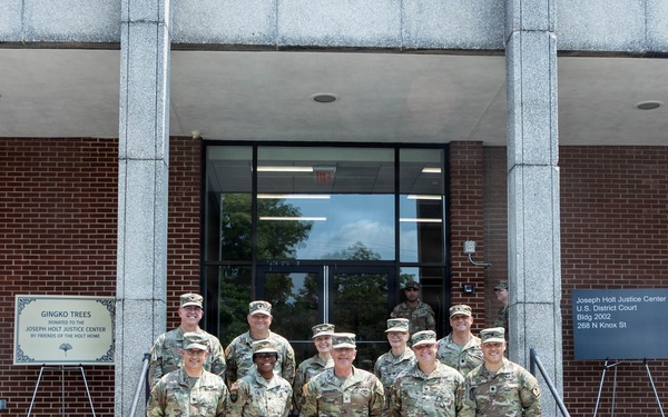 Fort Knox JAG Corps Soldiers, representatives celebrate birthday with Joseph Holt Justice Center ribbon cutting ceremony
