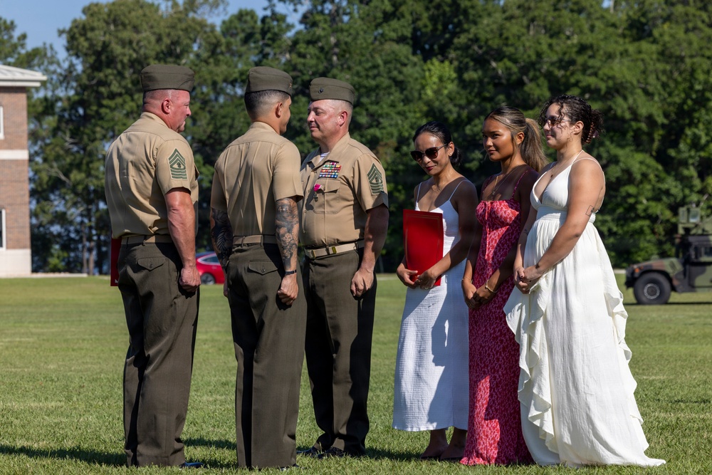 U.S. Marine Corps Master Gunnery Sgt. Bryan Cortestorres Retirement Ceremony
