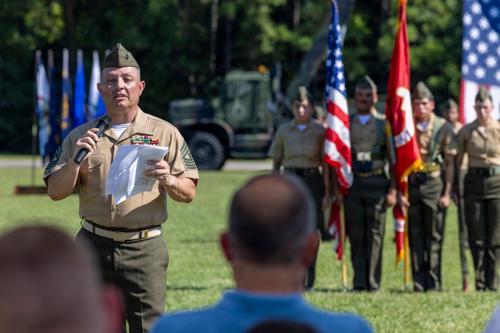 U.S. Marine Corps Master Gunnery Sgt. Bryan Cortestorres Retirement Ceremony
