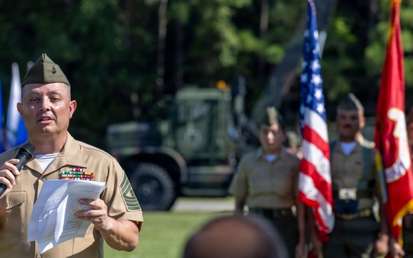 U.S. Marine Corps Master Gunnery Sgt. Bryan Cortestorres Retirement Ceremony
