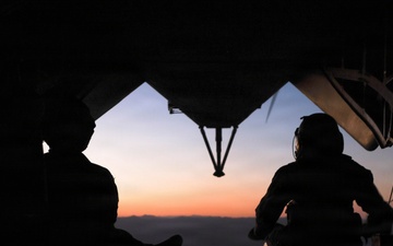 U.S. Marines with Combat Logistics Battalion 2 conduct a personnel jump at MCAGCC