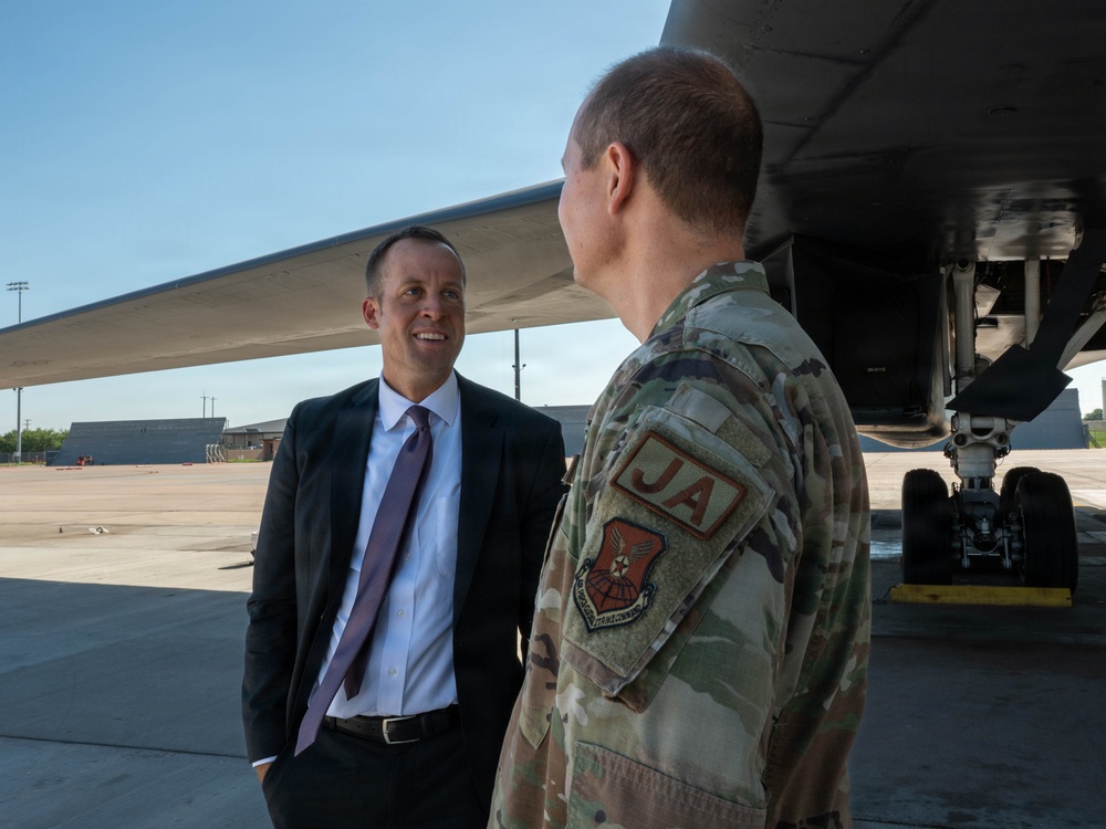 U.S. Attorney Ryan Raybould visits Dyess AFB to strengthen strategic partnership