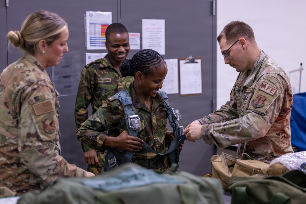 156th AES hosts AE familiarization for BDF nurses