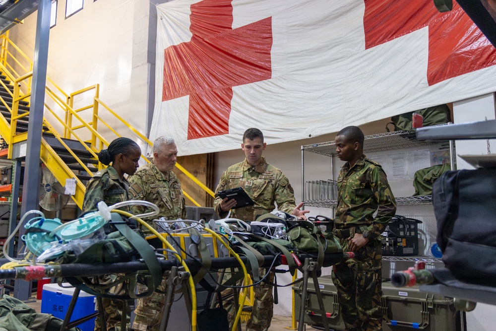 156th AES hosts AE familiarization for BDF nurses
