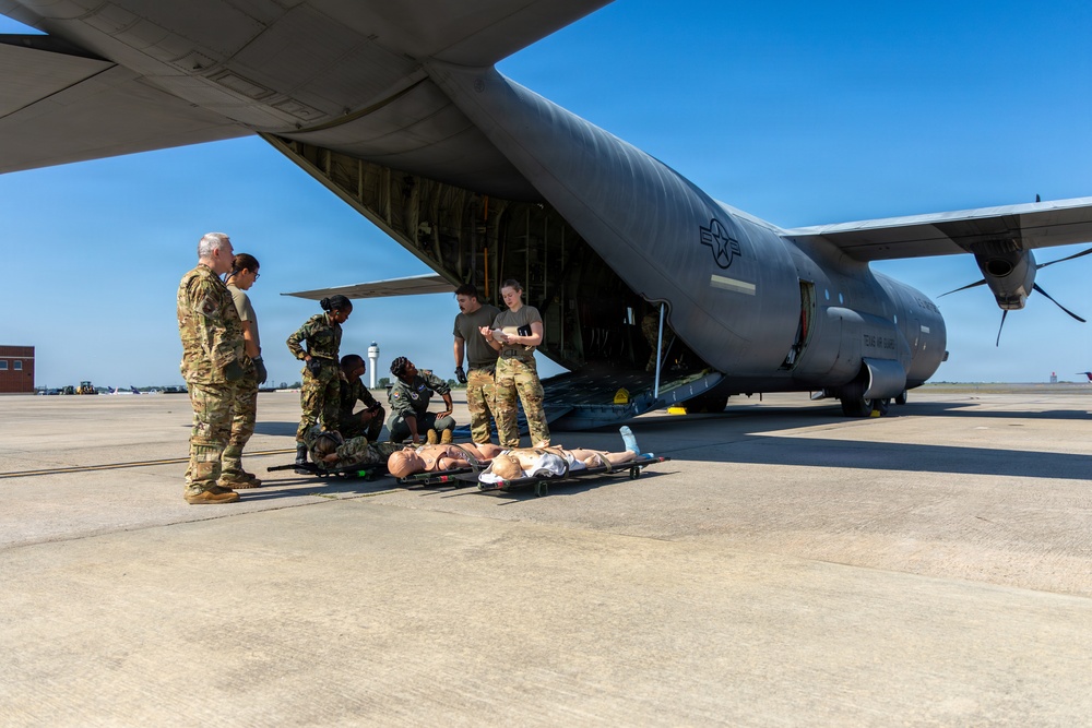 156th AES hosts AE familiarization for BDF nurses