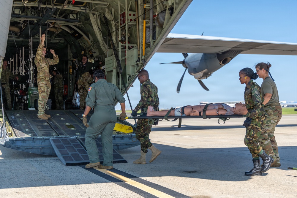 156th AES hosts AE familiarization for BDF nurses