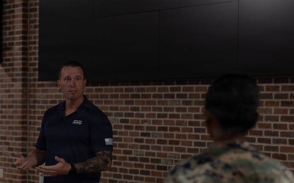 Medal of Honor Recipient Meyer Speaks to MCAS Cherry Point Marines