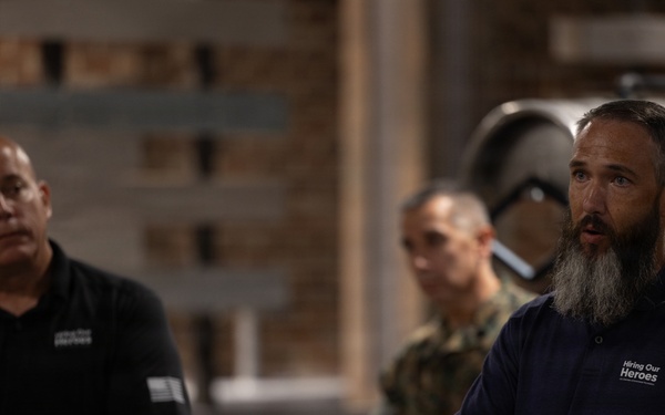 Medal of Honor Recipient Meyer Speaks to MCAS Cherry Point Marines