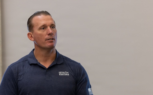 Medal of Honor Recipient Meyer Speaks to MCAS Cherry Point Marines