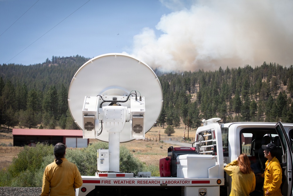 Researchers Study Smoke Plume Data During Rowe Creek Complex