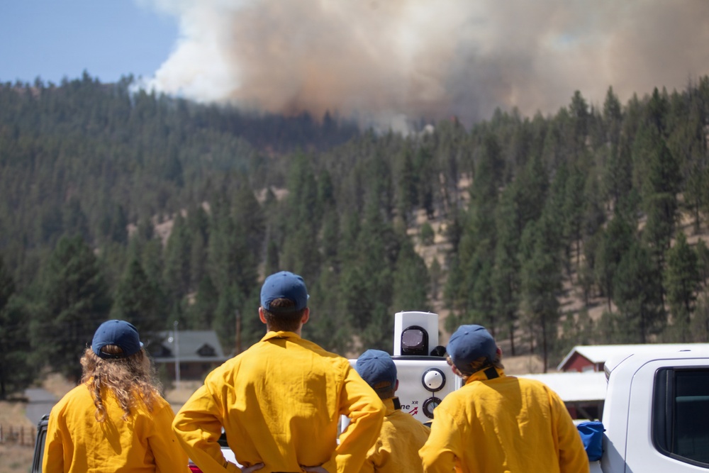 Researchers Study Smoke Plume Data During Rowe Creek Complex