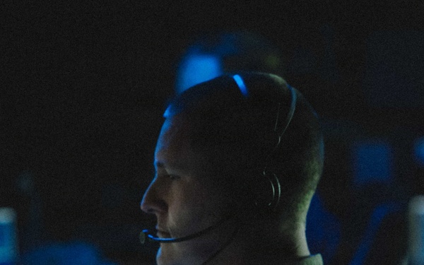 Combat Information Center Aboard USS Mason (DDG 87)