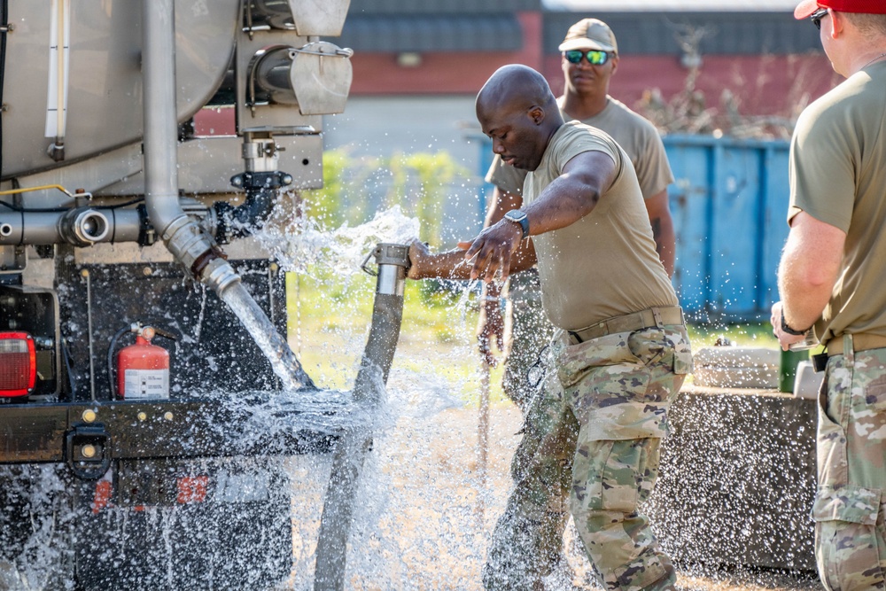 285th CES Annual Training at Ebbing ANGB