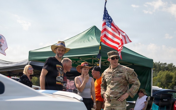 Civil Affairs Soldiers attend Lithuania's largest American car show