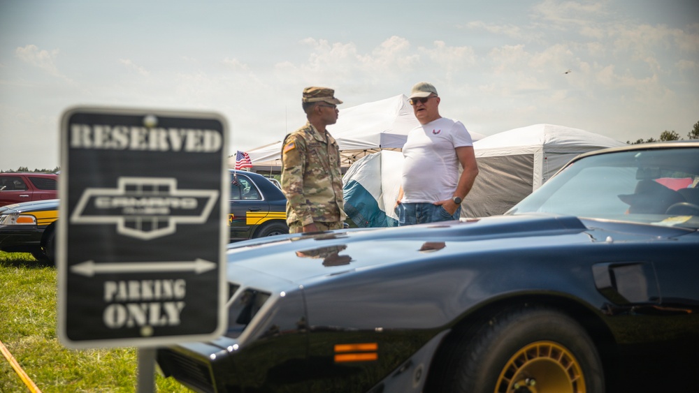 Civil Affairs Soldiers attend Lithuania's largest American car show