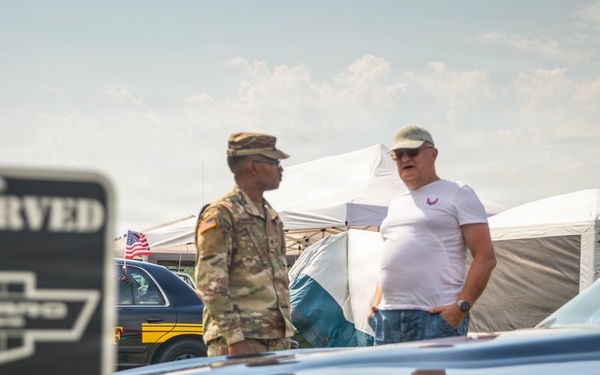 Civil Affairs Soldiers attend Lithuania's largest American car show