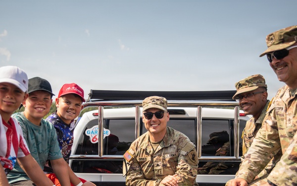 Civil Affairs Soldiers attend Lithuania's largest American car show