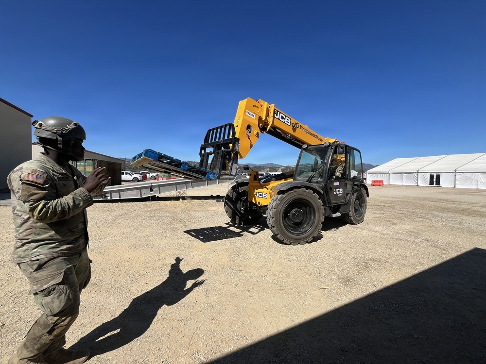 310th Expeditionary Sustainment Command units are evaluated on their Mission Essential Tasks during Operation Bold Eagle