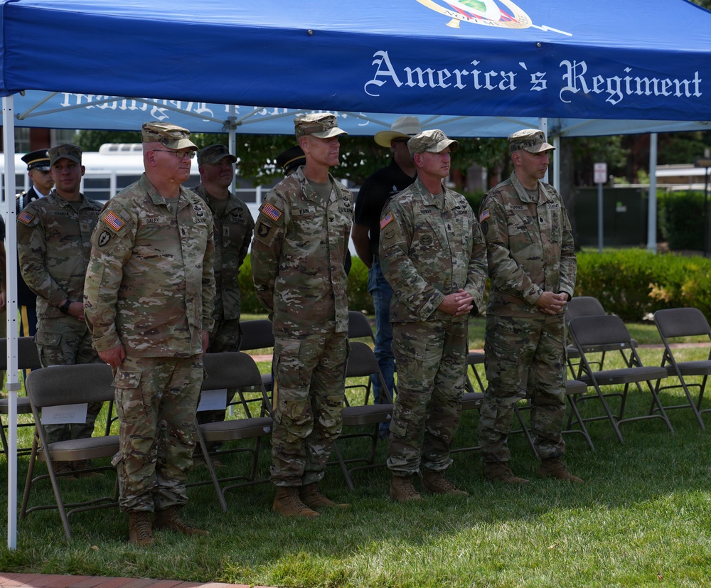Sgt. Maj. Kiel Cariño's promotion ceremony, July 31, 2026