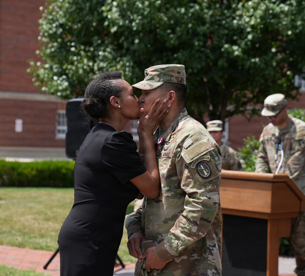 Sgt. Maj. Kiel Cariño's promotion ceremony, July 31, 2026