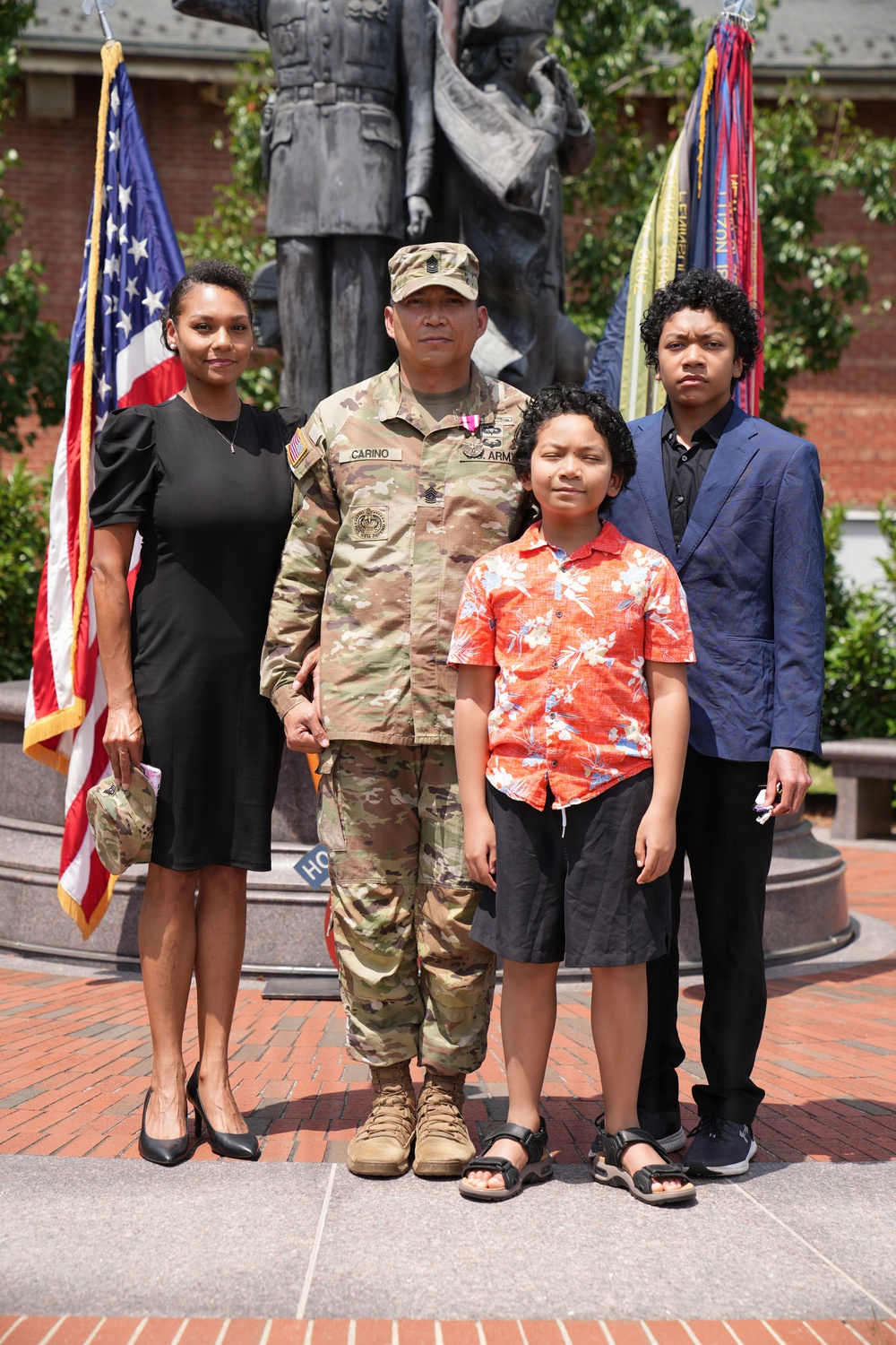 Sgt. Maj. Kiel Cariño's promotion ceremony, July 31, 2026